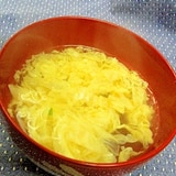 ヒガシマルうどんスープの素で♡生姜たっぷりかき玉汁